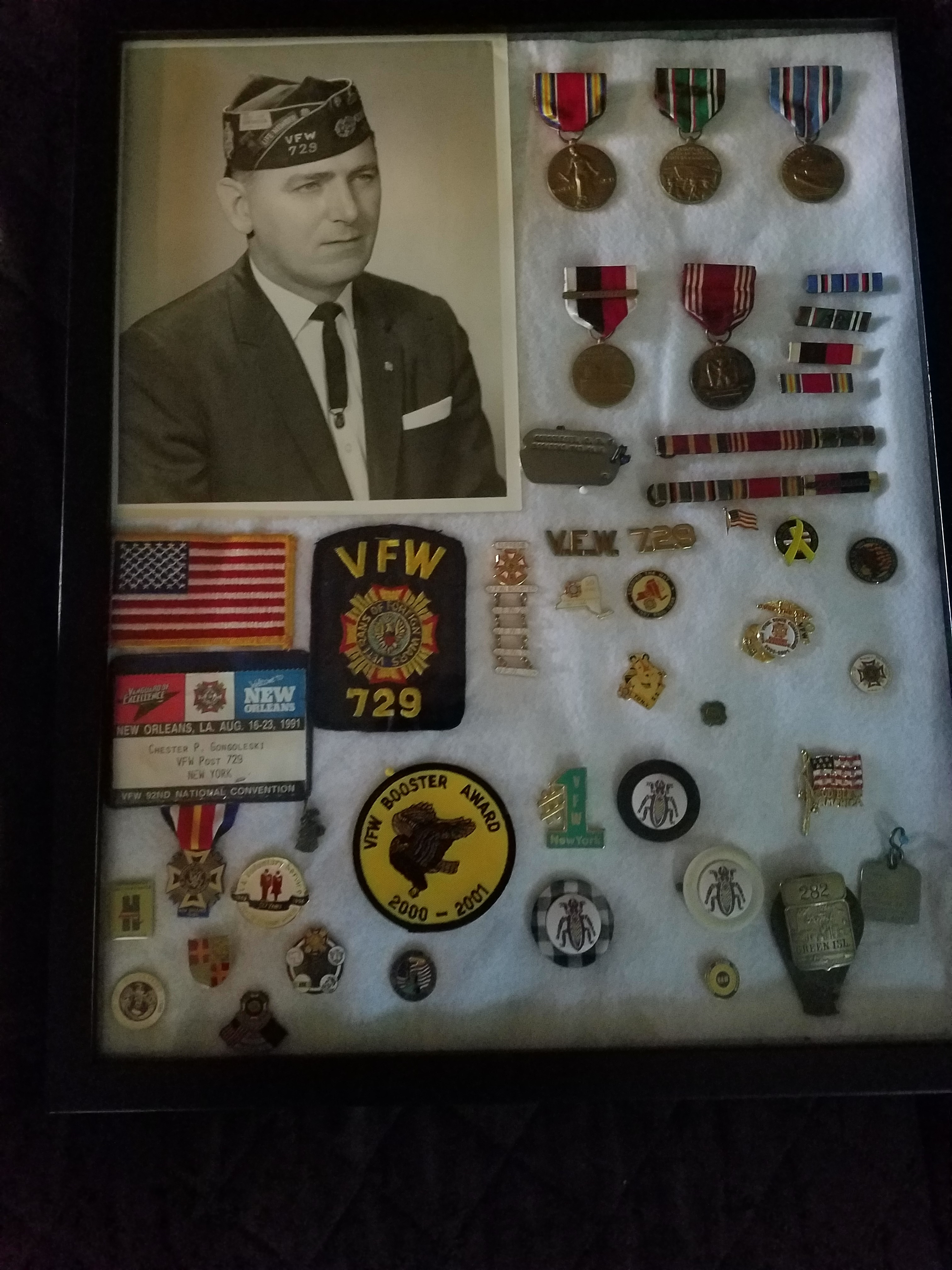 Chester Gongoleski medals