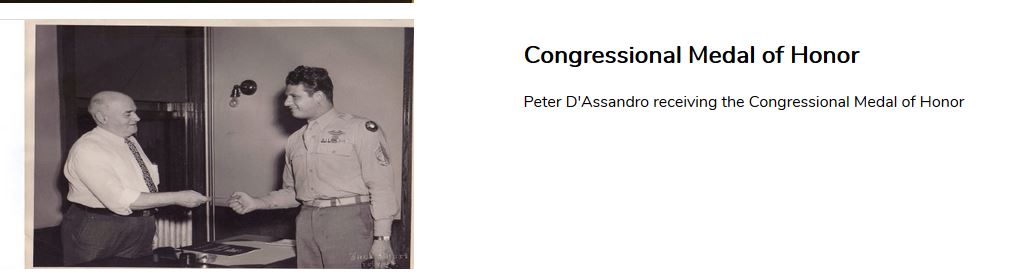 Medal of Honor Peter D'Alessandro